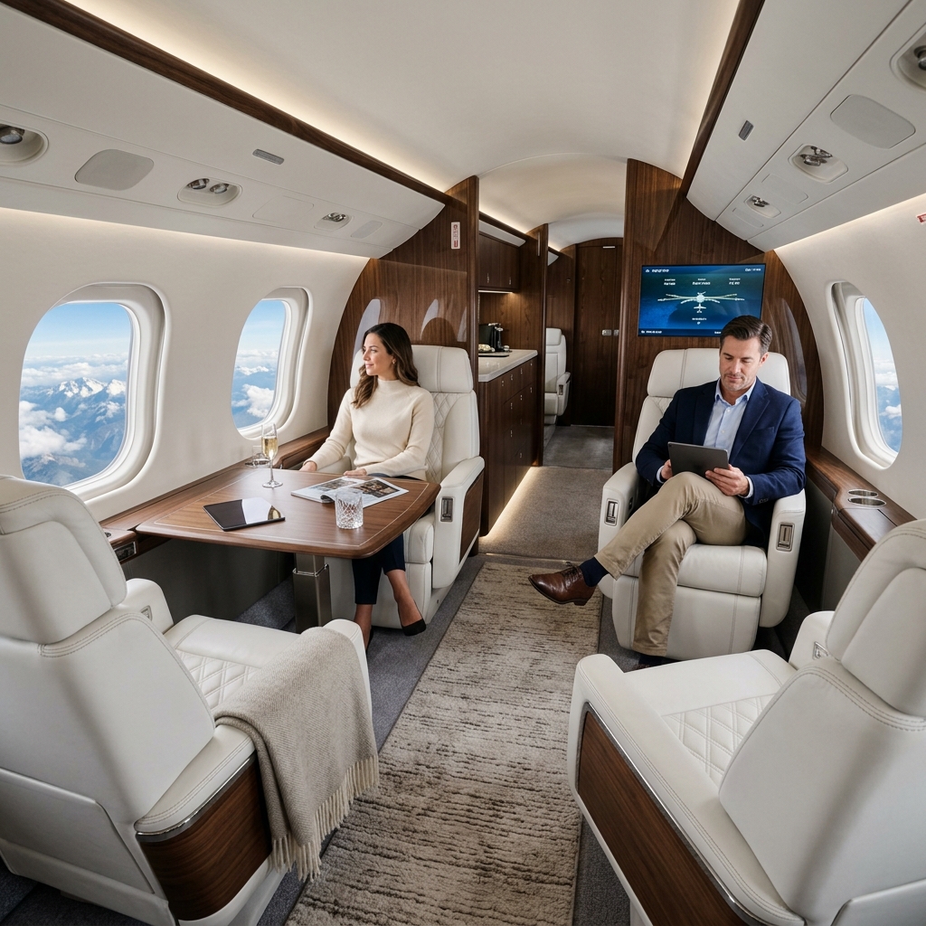 Private jet charter service